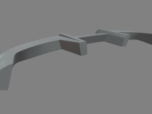 Car Spoiler 014 3D Baskı Modeli