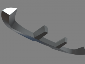Car Spoiler 014 3D Baskı Modeli