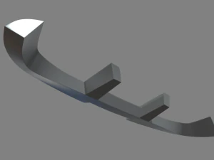 Car Spoiler 014 3D Print Model