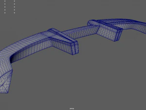 Car Spoiler 014 3D Print Model