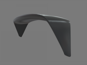 Car Spoiler 016 3D-Druckmodell