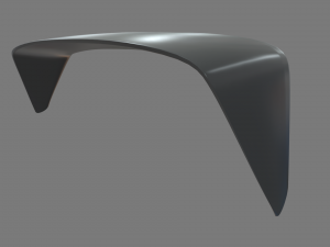 Car Spoiler 016 3D-Druckmodell