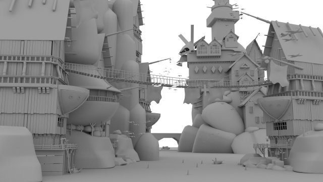 Bilgewater League of Legends Arcane Modello 3D .c4d .max .obj .3ds .fbx .stl .blend 