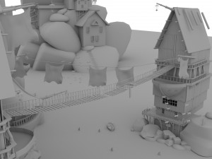 Bilgewater League of Legends Arcane Modello 3D