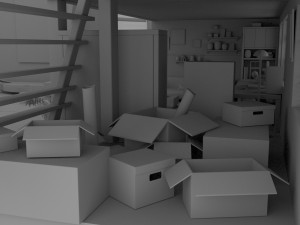 Chinese House Concept Model 3D