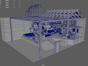 Chinese House Concept Model 3D