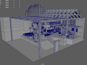 Chinese House Concept 3D Model