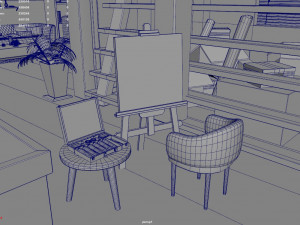 Chinese House Concept Model 3D