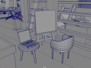 Chinese House Concept 3D Model
