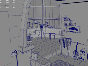 Chinese House Concept Model 3D
