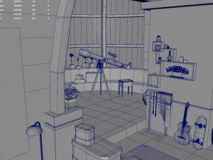 Chinese House Concept 3D Model