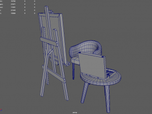 Painting Set Kit 3D 模型