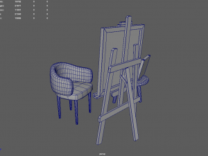 Painting Set Kit 3D 模型