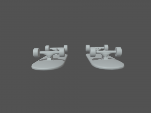 Skate skateboards 3D-Modell