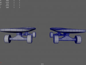 Skate skateboards 3D-Modell