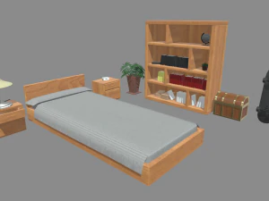 Quarto de dormir 01 Modelo 3D