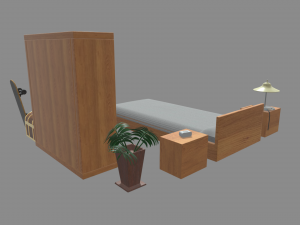 Sleep Room 01 3Dモデル