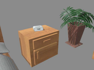 Sleep Room 01 3D Model