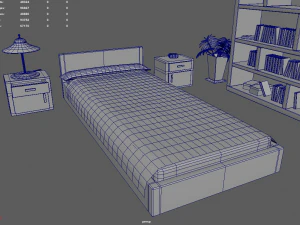 Sleep Room 01 3D Model