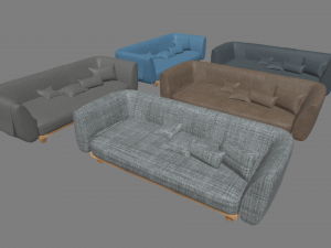 Sofa Pack Model 3D