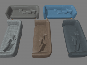 Sofa Pack Model 3D