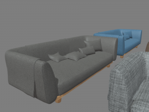 Sofa Pack Model 3D