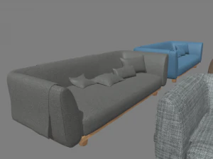 Sofa Pack 3D Model
