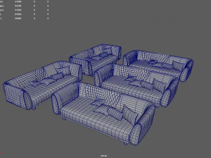 Sofa Pack 3D Model