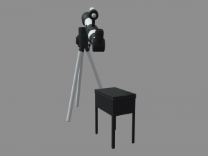 Telescope Kit Set Astronomy 3D Model