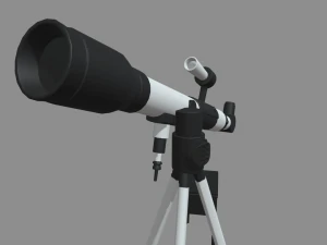 Telescope Kit Set Astronomy 3D Model