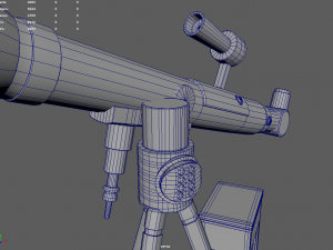 Telescope Kit Set Astronomy 3D Model