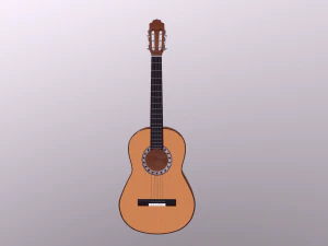 Classic Guitar 3D Model
