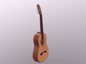 Classic Guitar 3D Model