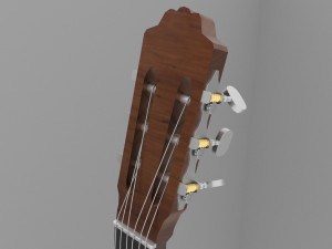 Classic Guitar 3D Модель