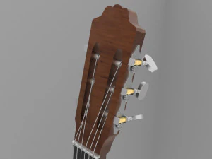 Classic Guitar 3D Model
