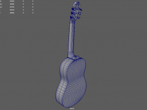 Classic Guitar 3D Модель