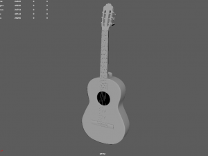Classic Guitar 3D Модель