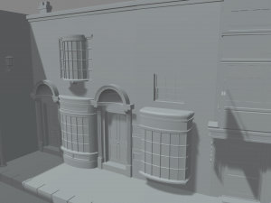 Diagon Alley Harry Potter 3D-Modell