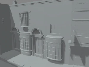 Diagon Alley Harry Potter 3D Model