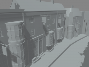 Diagon Alley Harry Potter 3D-Modell