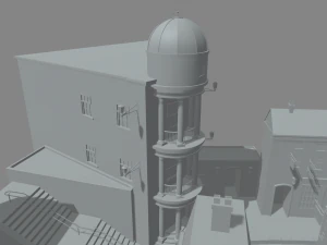 Diagon Alley Harry Potter 3D Model