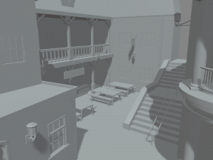 Diagon Alley Harry Potter 3D-Modell