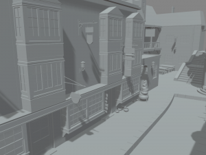 Diagon Alley Harry Potter 3D-Modell