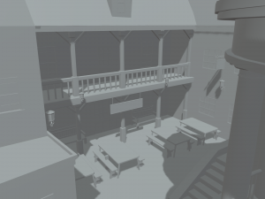 Diagon Alley Harry Potter 3D-Modell