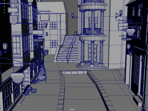 Diagon Alley Harry Potter 3D-Modell