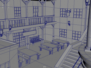Diagon Alley Harry Potter 3D-Modell
