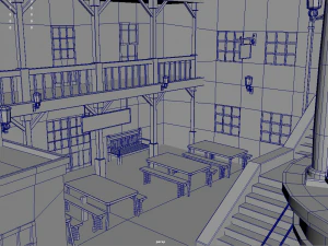 Diagon Alley Harry Potter 3D Model