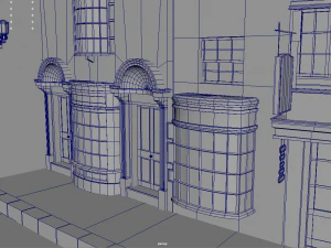 Diagon Alley Harry Potter 3D Model