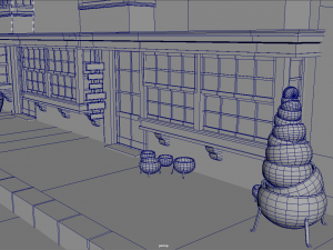 Diagon Alley Harry Potter 3D-Modell