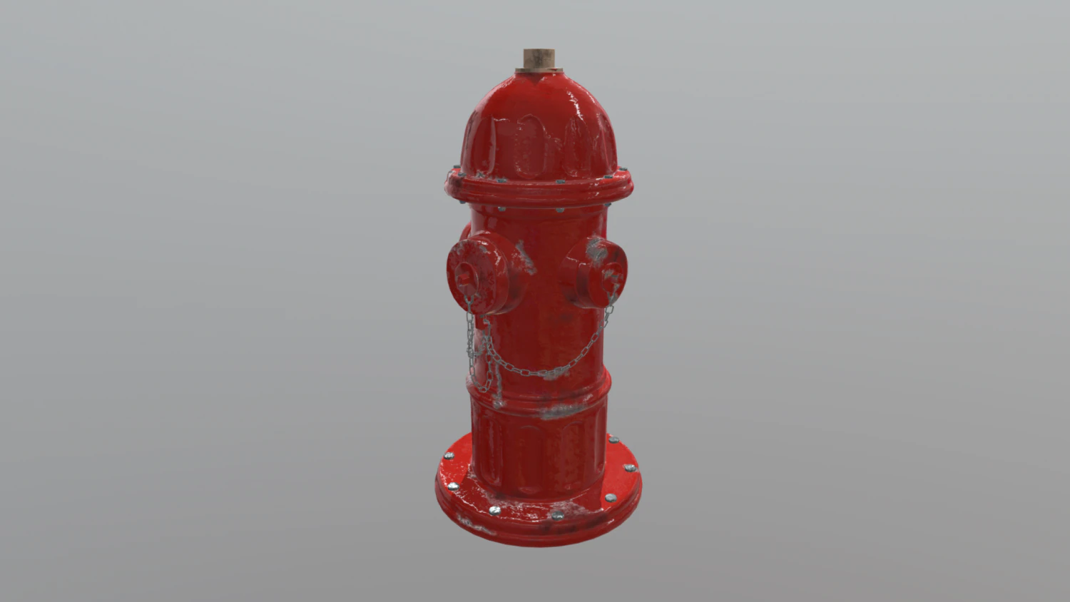 Fire Hydrant 3D Model .c4d .max .obj .3ds .fbx .stl .blend 